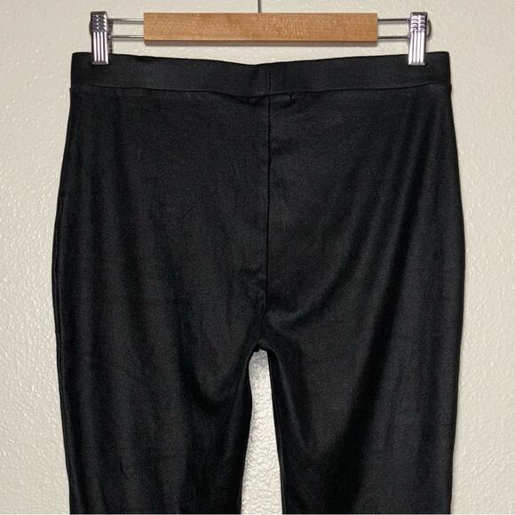 Trouve leggings black faux leather High Waisted Skinny Pants women's size medium - Picture 13 of 16
